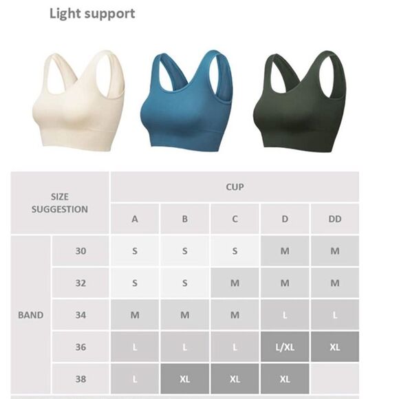 FITATH Light Support Seamless Sport Bra - Picture 2 of 7